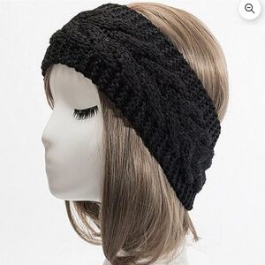 💟 Amazon Winter Warm Knitted Headband Black